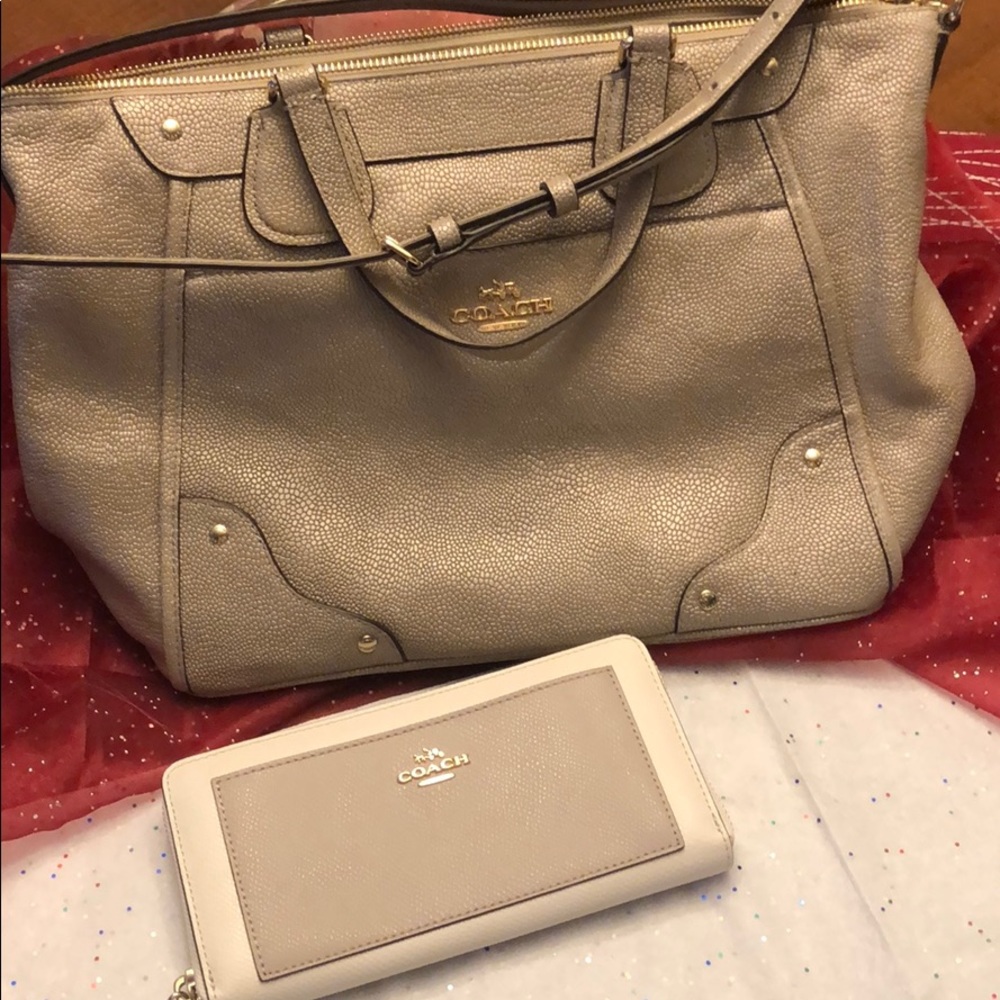 Gorgeous coach leather set